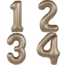 Cijfer ballonnen Starlight Gold