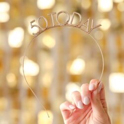 Tiara "50-Today" metaal