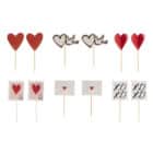 Liefdes cupcake toppers