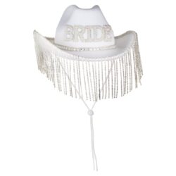 Witte Bride cowgirlhoed