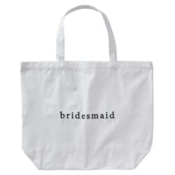 Witte tas bridesmaid