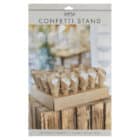 Bruiloft confetti houder met 24 zakjes confetti