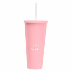 Team Bride roze herbruikbare beker - 700 ml