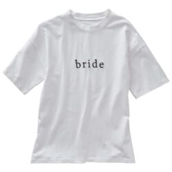 Wit t-shirt bride