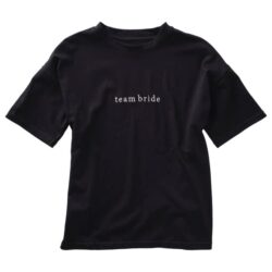 Zwart t-shirt team bride