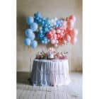 Ballon taart topper roze (29 cm)