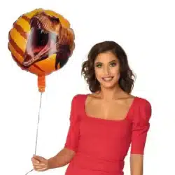 Folieballon T-Rex Oranje - 45 cm