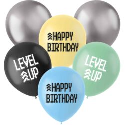 Level up ballonnen - 33 cm - 6 stuks Level up ballonnen - 33 cm - 6 stuks