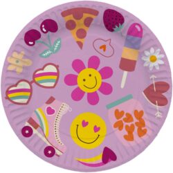 Borden boho girlz - 23 cm (8 stuks) Borden boho girlz - 23 cm (8 stuks)