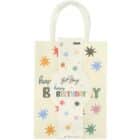 Cadeautasjes - Starburst "Happy Birthday" (6 stuks)