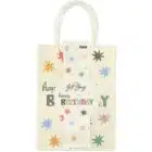 Cadeautasjes - Starburst "Happy Birthday" (6 stuks) Cadeautasjes - Starburst "Happy Birthday" (6 stuks)