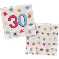 Servetten Starburst 30 (20 stuks) - 33 x 33 cm