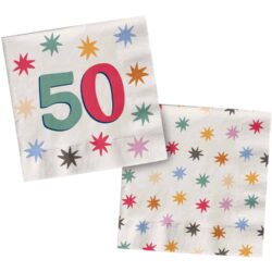Servetten Starburst 50 (20 stuks) - 33 x 33 cm