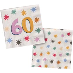 Servetten Starburst 60 (20 stuks) - 33 x 33 cm Servetten Starburst 60 (20 stuks) - 33 x 33 cm
