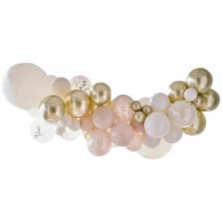 Balloon arch - nude en gold