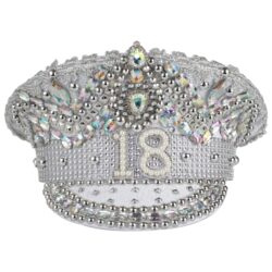 Glitter & glamour verjaardagshoed 18 jaar