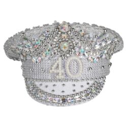 Glitter & glamour verjaardagshoed 40 jaar