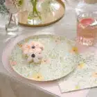 Bloemen borden baby shower (8 stuks)