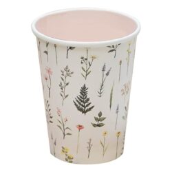 Bekers Floral - 240 ml - 8 stuks Bekers Floral - 240 ml - 8 stuks