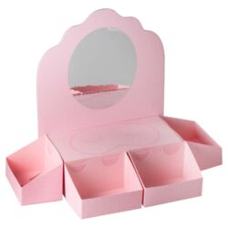 Pamper party roze traktatiestandaard kaptafel