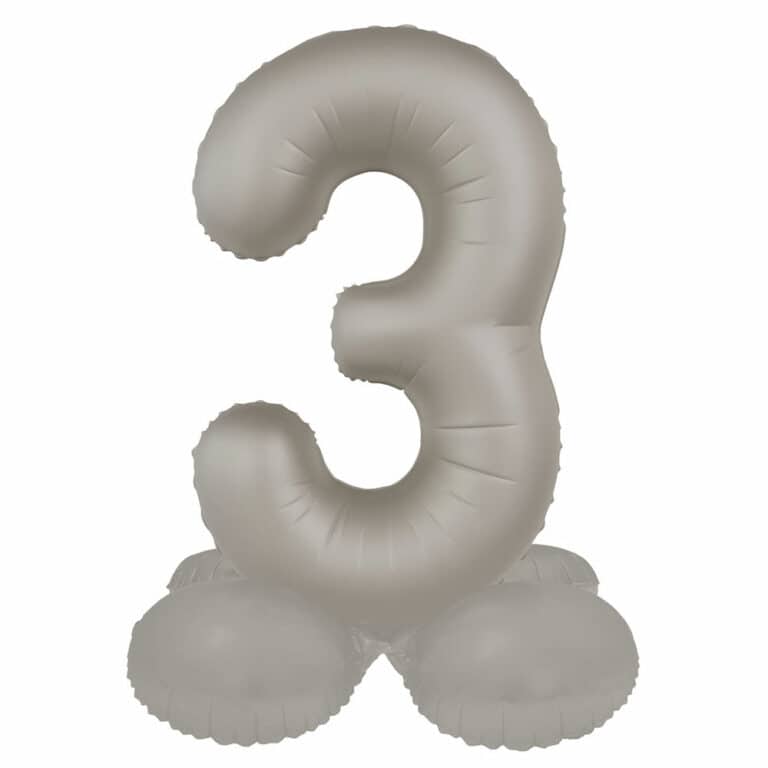 Staande cijfers lucht moonlight silver