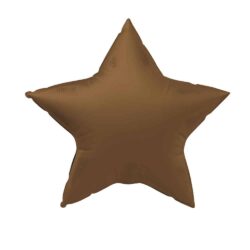 Folieballon Ster Chocolate Brown - 45 cm