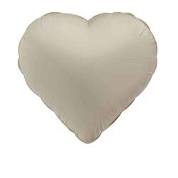 Folieballon Hart Creamy Latte - 45 cm