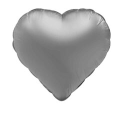 Folieballon Hart Moonlight Silver - 45 cm Folieballon Hart Moonlight Silver - 45 cm