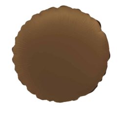 Folieballon Rond Chocolate Brown - 45 cm