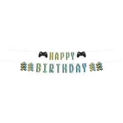 Level up letterslinger happy birthday - 2 meter Level up letterslinger happy birthday - 2 meter