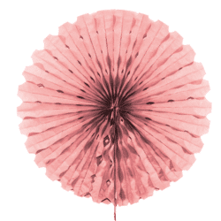 Papieren waaier Roze 45 cm Papieren waaier Roze 45 cm