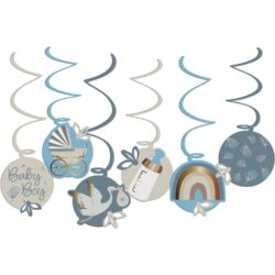 Swirls blooming baby boy - 6 stuks Swirls blooming baby boy - 6 stuks