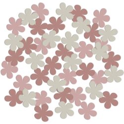 Blooming baby girl confetti - 80 stuks Blooming baby girl confetti - 80 stuks