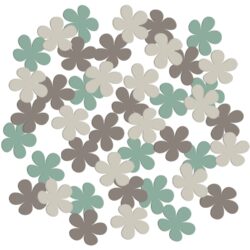 Blooming baby little one confetti - 80 stuks