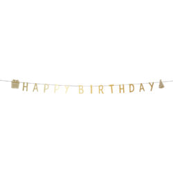 Letterslinger shining glam happy birthday - 2 m