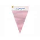 Folie vlaggenlijn baby roze - 10 meter