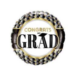 Folieballon congrats grad - 45 cm Folieballon congrats grad - 45 cm