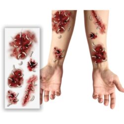 Made wormen wonden tattoo