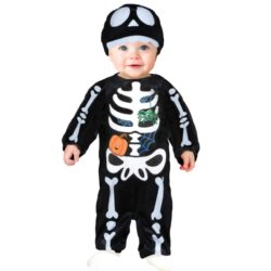 Babykostuum skeleton boo