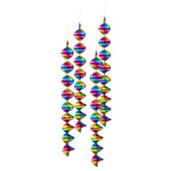 Set 4 decoratiespiralen - 5 x 60 cm