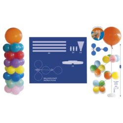 Ballonpilaar met standaard - 120 cm