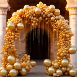 Ballonnenboog goud