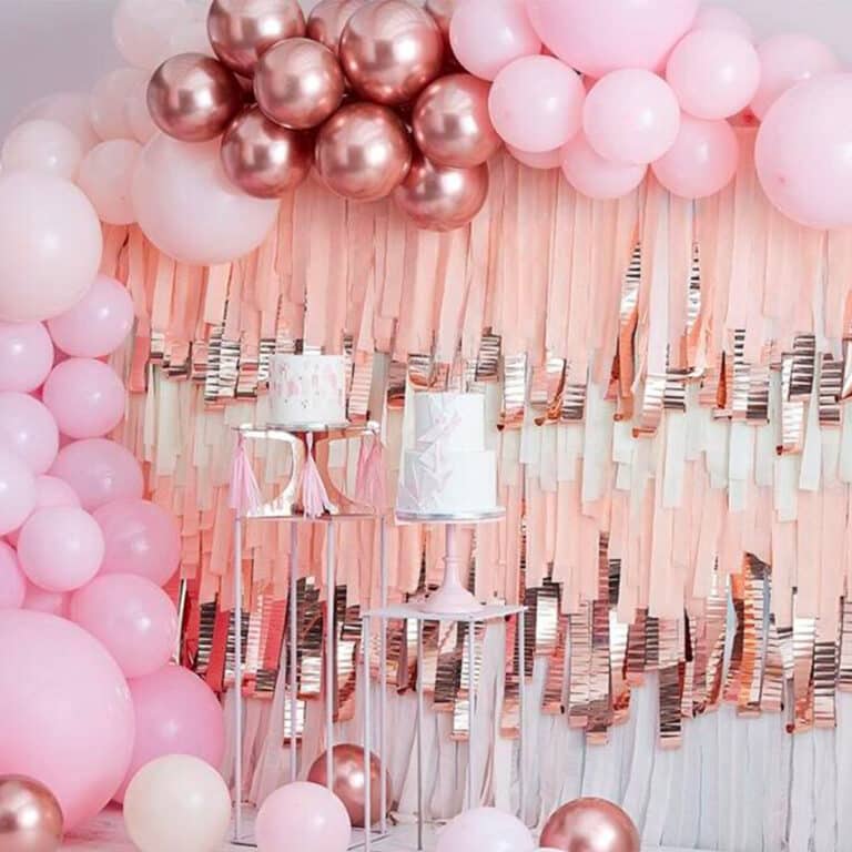 Ballonnenboog rose goud