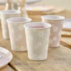 Bekers daisy's - 8 stuks