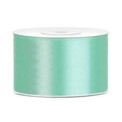 Satijn mint green 50mm/rol 25 m
