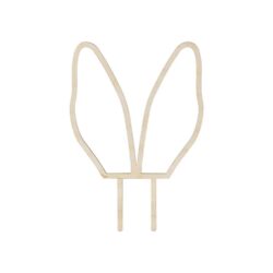 Cake topper konijnen oren - 20 x 14 cm