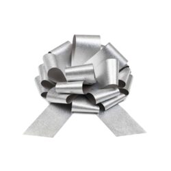 Cadeaustrik Zilver - 30 cm