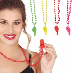 Ketting NEON Fluitjes (4 stuks)
