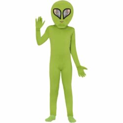 Kinderkostuum groene alien