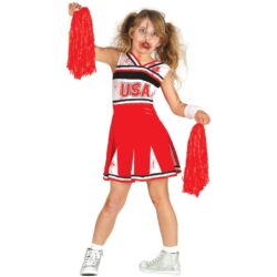 Zombie cheerleader USA meisjes